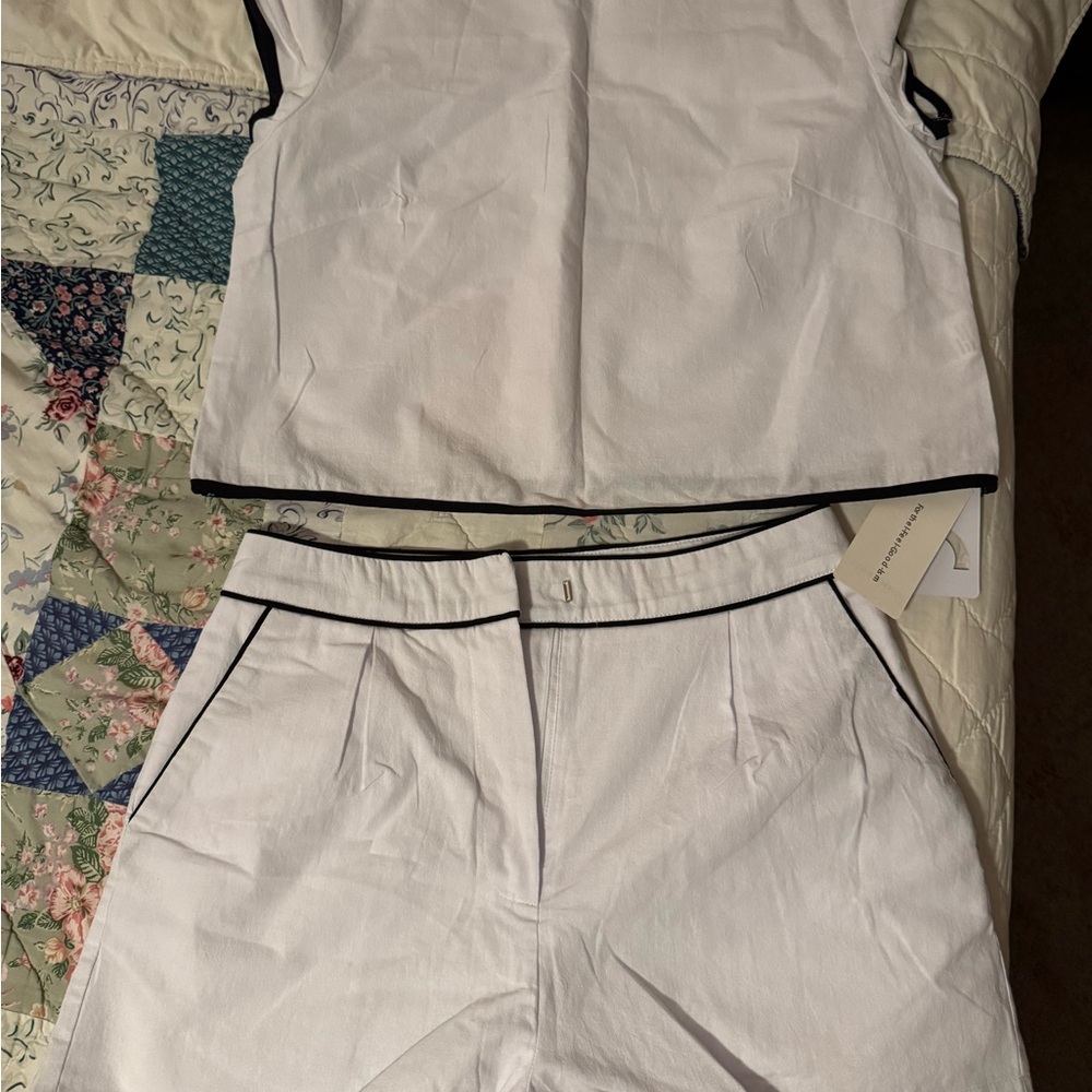 Commense white linen set NEW with tags!